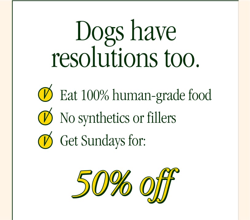 Dogs have resolutions too.